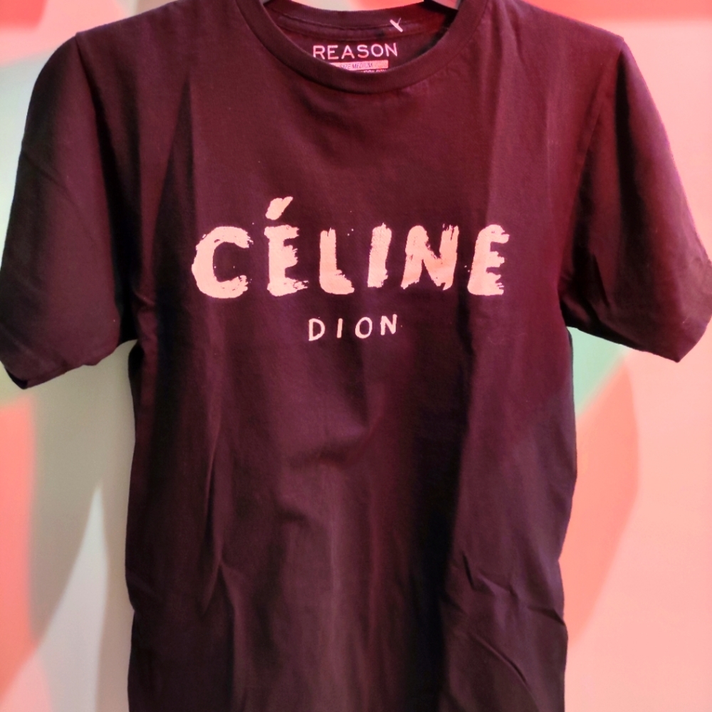 CELINE DION T SHIRT REASON SIZE MEDIUM